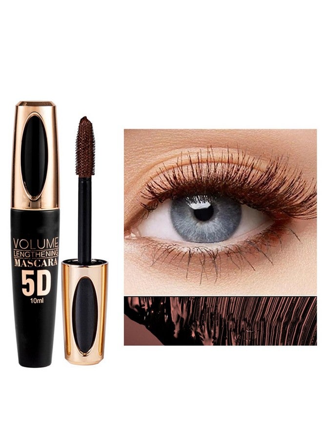 مايبور ماسكارا MAEPEOR 5D Silk Fiber Mascara، ماسكارا ملونة طبيعية مقاومة للماء والتلطخ (02 بني) - Image 1