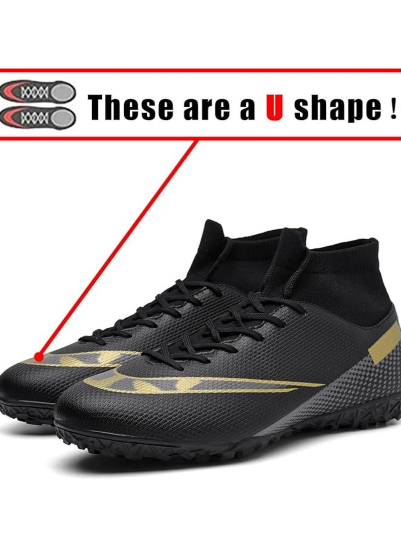VUCATIN Men's Football Shoes Boy's Soccer Cleats Athletic Soccer Training Shoes High-Top Breathable Athletic Football Boots Indoor Outdoor Cleats Long nails and short nails are optional  - Image 2