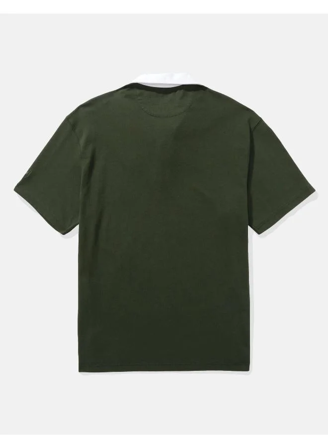 امريكان ايجل AE Contrast Collar Polo Shirt