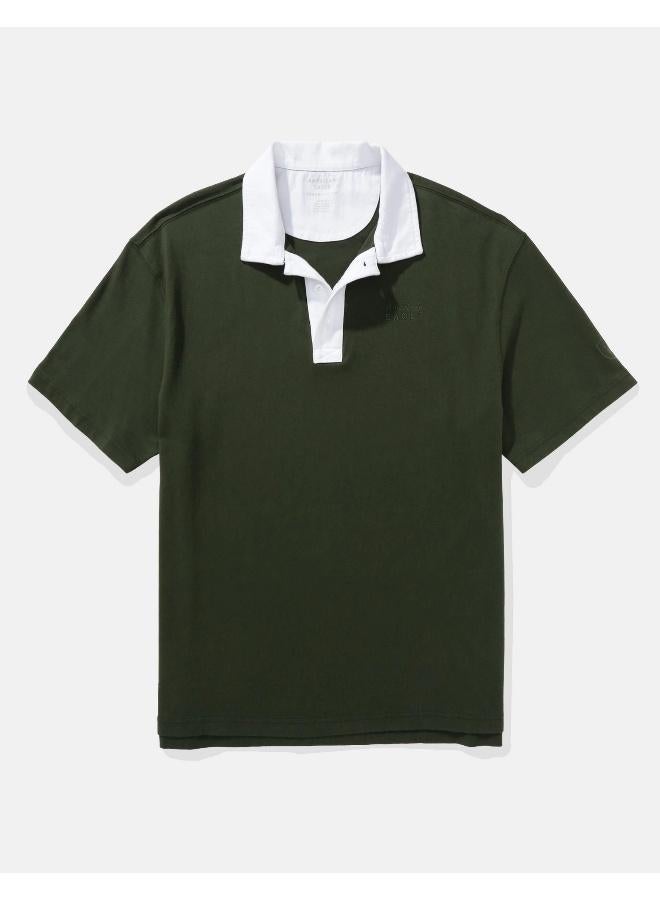 AE Contrast Collar Polo Shirt