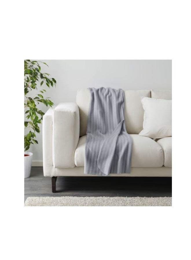 VITMOSSA Throw, grey, 120x160 cm - Image 2