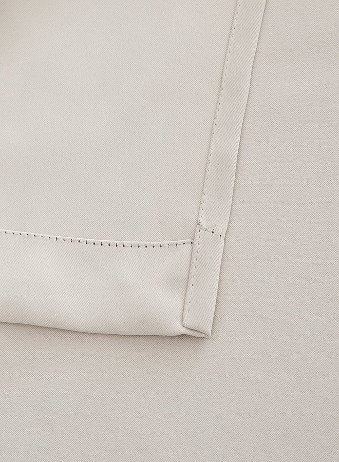 LINENZONE Ivory Beige Patio Curtain for Sliding Doors. Extra Wide Curtains for Patio Doors or Balcony (Nicole 102 x 96) - Image 4