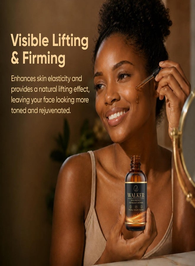 Bruiseweed Walker Skin Protect Serum, Walker Skin Protect for Black Women, Natural Firming Face Serum, Fills Wrinkles & Fine Lines, Lightweight Night Skin for all skin types, 60mL - Image 5