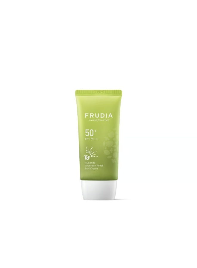 فروديا كريم فروديا أفوجادو جرينري ريليف الواقي من الشمس بعامل حماية SPF50+، 50 غرام - Image 1