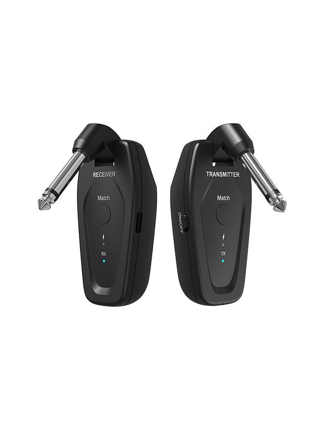 UHF Wireless Transmitter & Receiver Wireless System Rechargeable Audio TX and RX 6.35mm Plug 50M Transmission Range  - Image 1