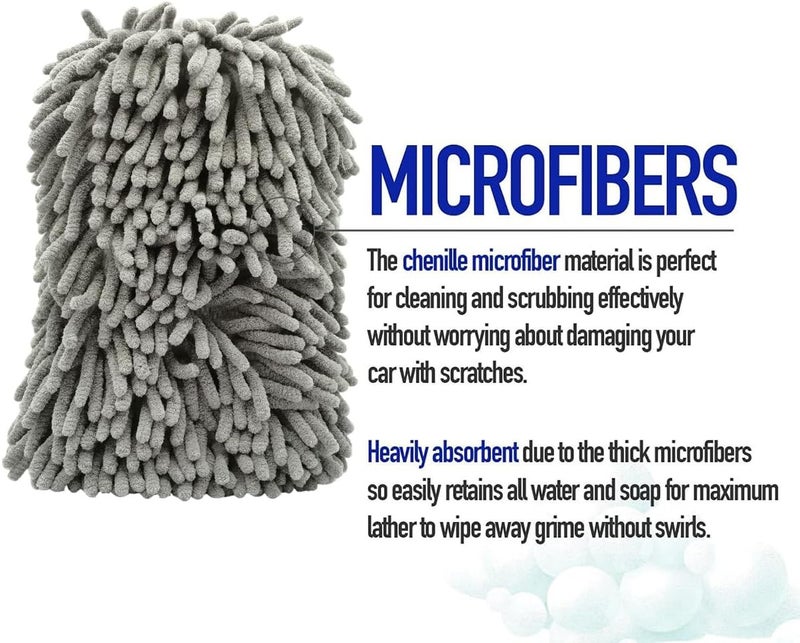 2-in-1 Microfiber Car Drying Towel – Ultra Absorbent Detailing Cloth, Streak Free Scratch Free Cleaning Towel, Machine Washable Microfiber Towel for Car Drying, Polishing and Detailing - Image 1