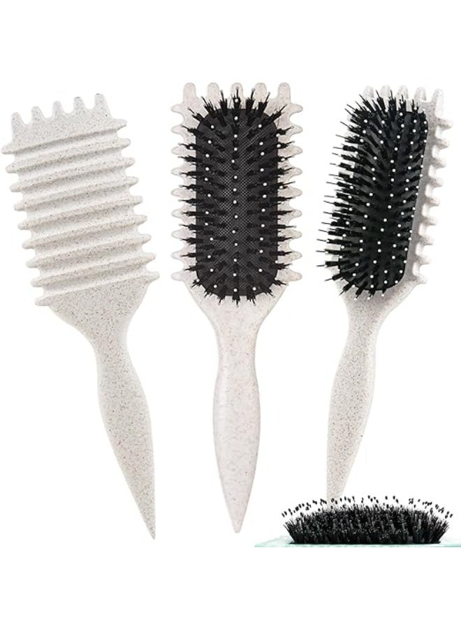 KIKI Brush, Curly Hair Brush Styling, Wet & Dry Detangler Hair Brush, The Essential Tool For Shaping & Styling Your Curls - Image 5