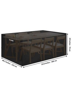 Topify TOPIFY Waterproof Garden Patio Furniture Cover Set,(250 x250 x90) 210D Heavy Duty Oxford Fabric UV Resistant Protection for Square Sofa Outdoor  - Image 2