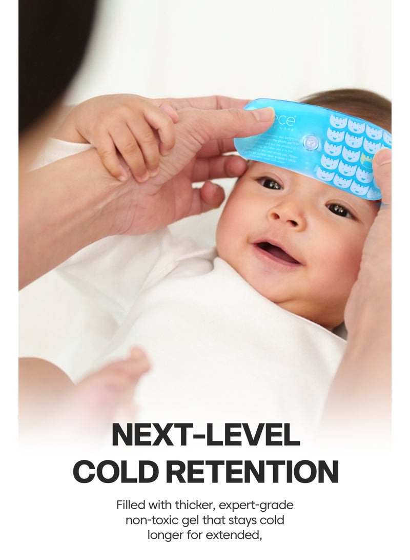 تيسى كمادات جل تبريد للأطفال – 3 قطع – قابلة لإعادة الاستخدام - Image 4