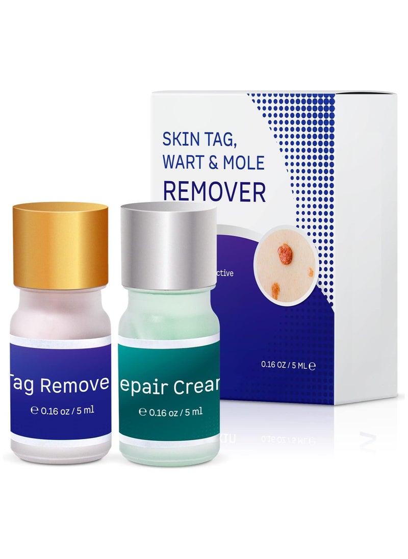 Wealthskin Wealthskin Skin Tag Remover, Mole Remover and Repair Gel Set, Skin Tag Removal Treatment, Mole Corrector, Easy at Home Use  - Image 1