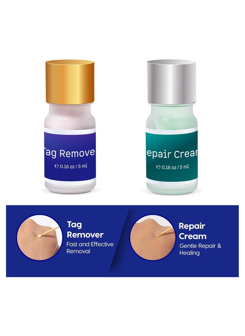 Wealthskin Wealthskin Skin Tag Remover, Mole Remover and Repair Gel Set, Skin Tag Removal Treatment, Mole Corrector, Easy at Home Use  - Image 3