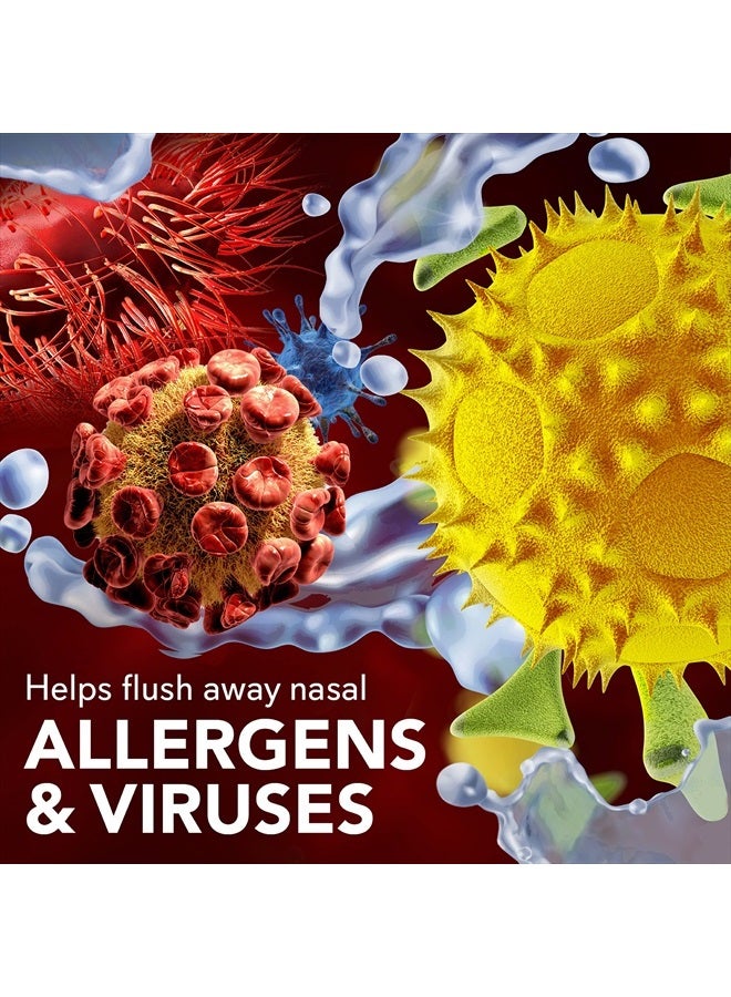 Sinu Cleanse Pre-Mixed Saline Packets for Nasal Wash Irrigation Systems, 100 Count, Made in USA, All-Natural, Pharmaceutical Grade and PH Balanced - Image 4