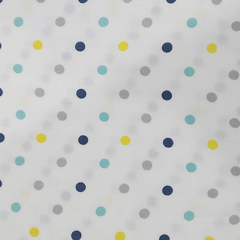 MAHAVEER COTTON Organic Cotton Muslin Pack of 2 Baby Bath Towel 120 cm X 120 cm_Monkey Dot - Image 3