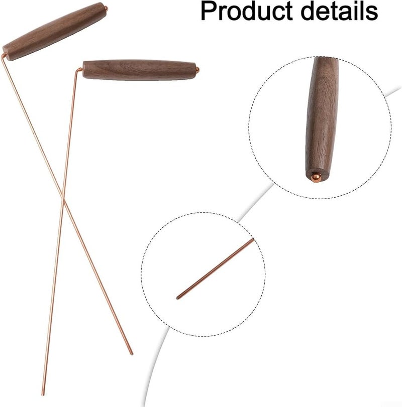 زوج قضبان الكشف النحاسي النقي لأدوات البحث عن المعادن المتطورة - Image 5