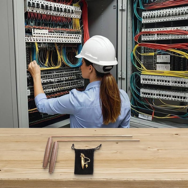 زوج قضبان الكشف النحاسي النقي لأدوات البحث عن المعادن المتطورة - Image 4