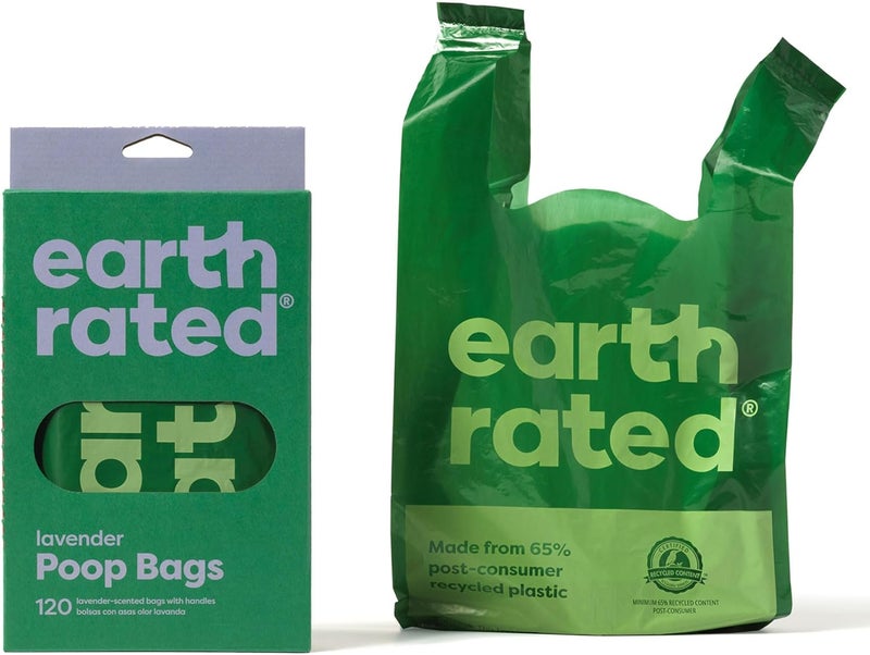 Earth Rated Lavender Scented Easy Tie Handle Poop Bags - 120 Count - Image 1