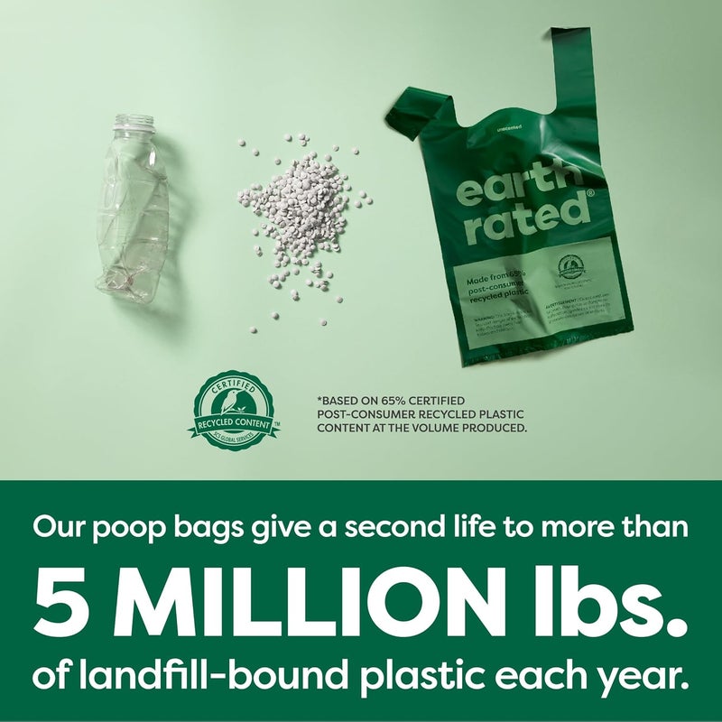 Earth Rated Lavender Scented Easy Tie Handle Poop Bags - 120 Count - Image 5