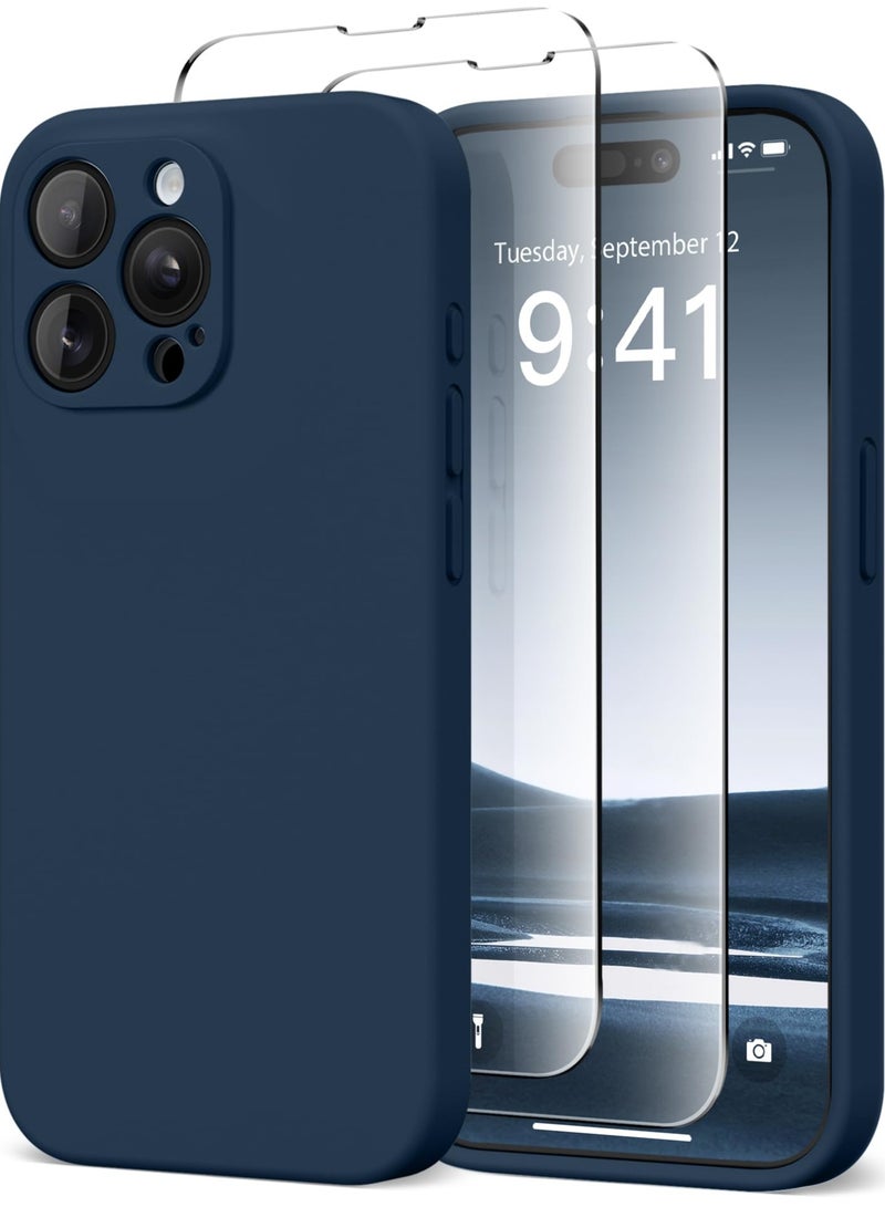 SUYDANBOX Magnetic for iPhone 15 Pro Max Case Compatible with MagSafe [Full Camera Protection][Screen Protector] Silicone Shockproof Protective Phone Case for iPhone 15 Pro Max 6.7" Cobalt Blue - Image 1