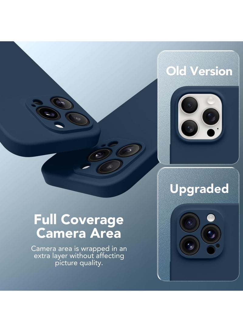 SUYDANBOX Magnetic for iPhone 15 Pro Max Case Compatible with MagSafe [Full Camera Protection][Screen Protector] Silicone Shockproof Protective Phone Case for iPhone 15 Pro Max 6.7" Cobalt Blue - Image 3