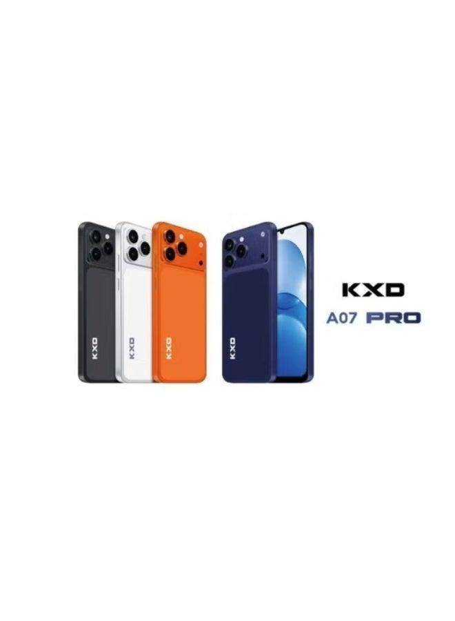 KXD A07 Pro Smartphone, 6.52-inch HD+ Display, 4GB RAM (Up to 8GB Extended), 64GB ROM, 4G LTE Dual SIM, 4500mAh Battery, Orange 1 Year Warranty - Image 2