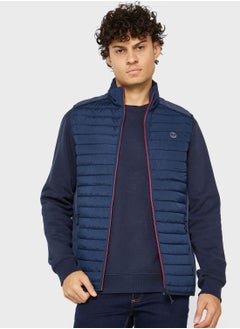 Zip Through Quilted Gilet
