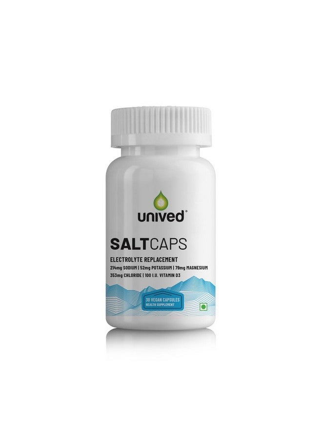 Unived Unived Salt Capsules, Electrolyte Replacement for Runners, Cyclists, and Athletes from other Sports (30 Caps)  - Image 1