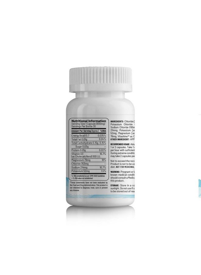 Unived Unived Salt Capsules, Electrolyte Replacement for Runners, Cyclists, and Athletes from other Sports (30 Caps)  - Image 2
