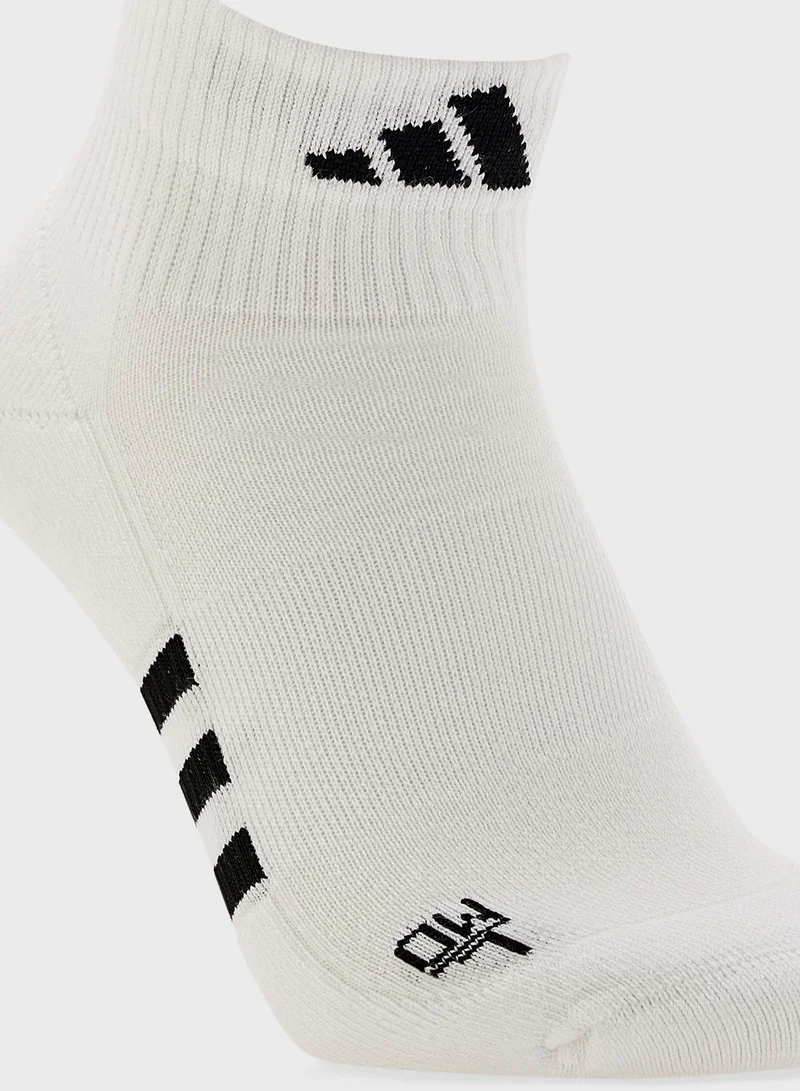 Adidas 3 Pack Performance Cushioned Socks