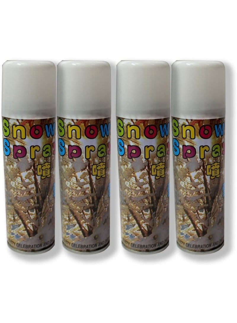 بامير عبوة من ٦ علب بخاخ زينة للحفلات برائحة الثلج الأبيض - لعبة - بخاخ حفلات - للأطفال الصغار - تتضمن ٦ علب، مناسبة لليوم الوطني لدولة الإمارات العربية المتحدة | بخاخ حفلات | تركيبة واقعية وآمنة - Image 5