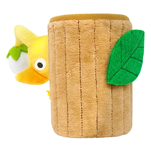 Sanei SAN-EI PKZ03 Pikmin Plush Goods, Yellow Pikmin Accessory Holder, Wood - Image 1