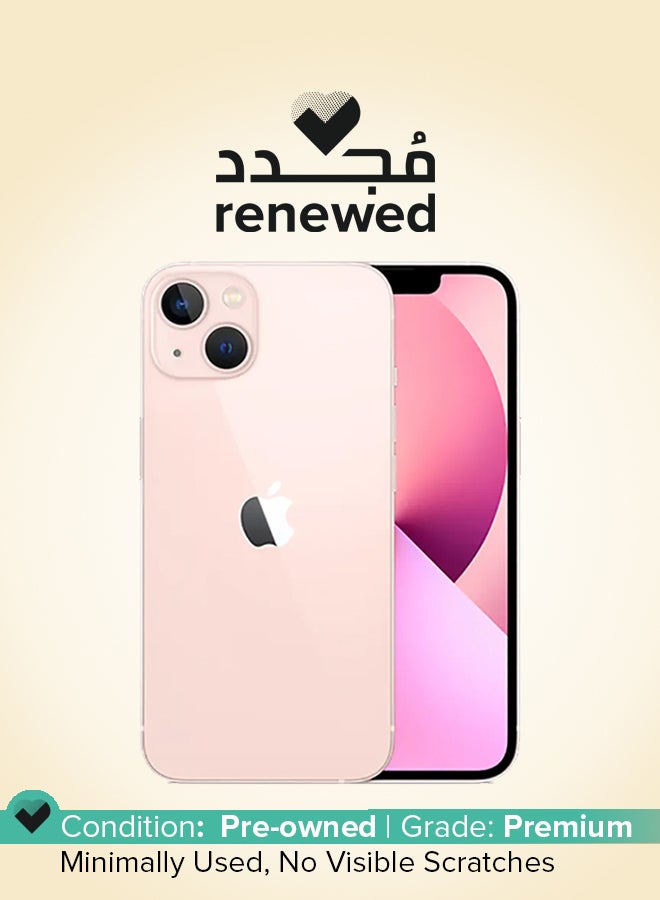 Apple Renewed - iPhone 13 Physical Dual SIM 256GB Pink 5G With FaceTime - Physical Dual SIM Version - Image 1