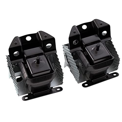 AA Ignition Engine Motor Mount Set of 2 with Heat Shield - Compatible with Chevy, Cadillac & GMC - 07 - 14 Escalade, Silverado, Suburban, Tahoe, Sierra, Yukon - Replaces 15854939,15854941, A5365 - Engine Mounts - Image 1