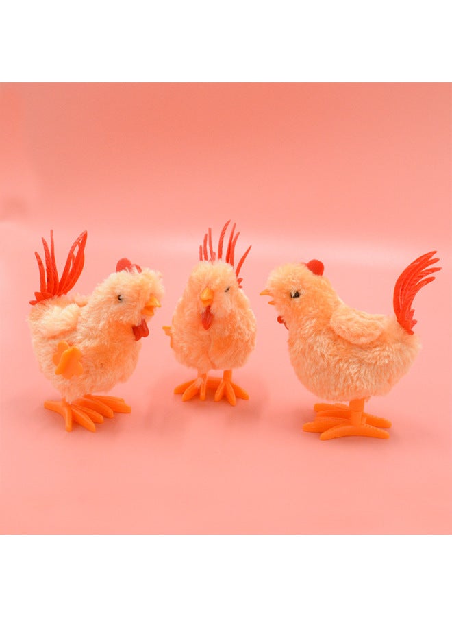 Chain Winding Chick Plush Toy Cute Baby Toy Children's Best Selling Nostalgic Puzzle Stall Toy Wholesale-Color:On The Chain Donald Duck -611  - Image 4