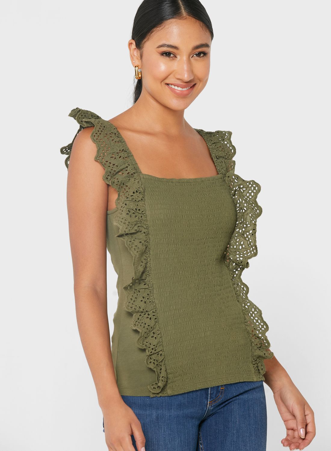 dorothy perkins ruffle top