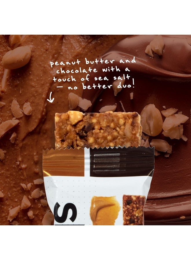 سكراتش لابز لوح طاقة سكراتش لابس | زبدة الفول السوداني والشوكولاتة (عبوة من ١٢ قطعة) | وجبة خفيفة نباتية صحية | قليل السكر - ٥ غرامات بروتين | غير معدل وراثيًا، خالٍ من الغلوتين والصويا، نباتي، كوشير - Image 2