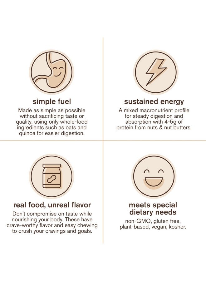 سكراتش لابز لوح طاقة سكراتش لابس | زبدة الفول السوداني والشوكولاتة (عبوة من ١٢ قطعة) | وجبة خفيفة نباتية صحية | قليل السكر - ٥ غرامات بروتين | غير معدل وراثيًا، خالٍ من الغلوتين والصويا، نباتي، كوشير - Image 4