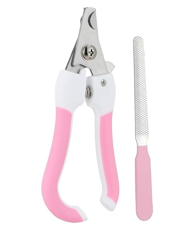 Generic Pet Nail Clipper for Dogs and Cats, Dog Nail Trimmer with Nail File, Stainless Steel Nail Clipper, Dogs and Cats Nail Clippers with Safety Guard - Image 1