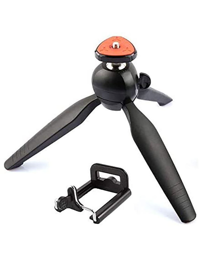 Youqin Home Mini Tripod Hand Grip with Mobile Holder for Apple iPhone, Samsung, Huawei  - Image 1