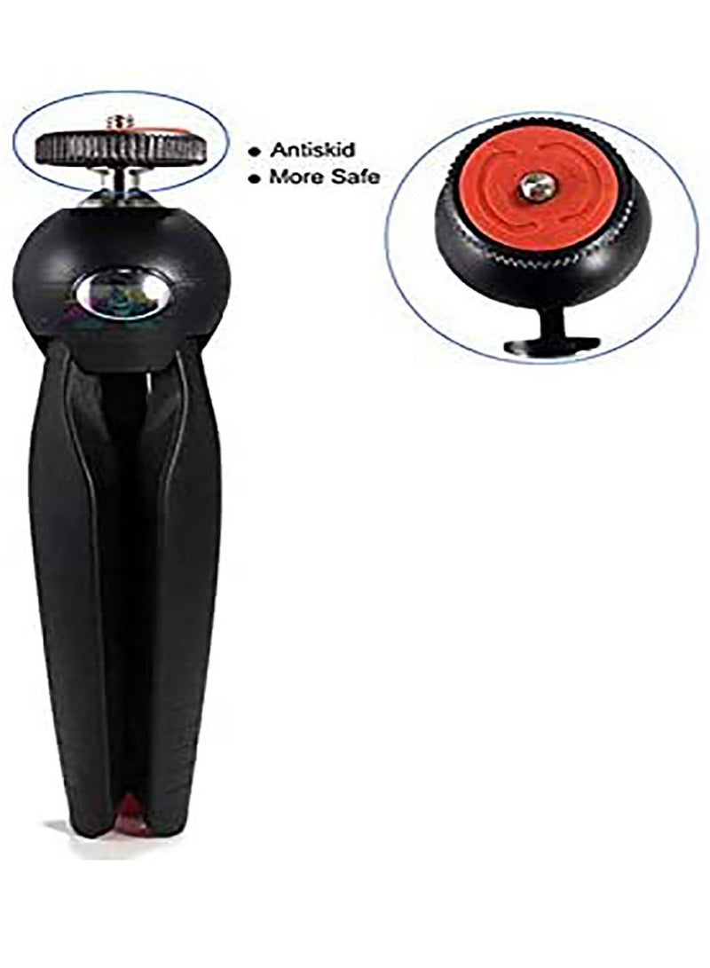 Youqin Home Mini Tripod Hand Grip with Mobile Holder for Apple iPhone, Samsung, Huawei  - Image 3