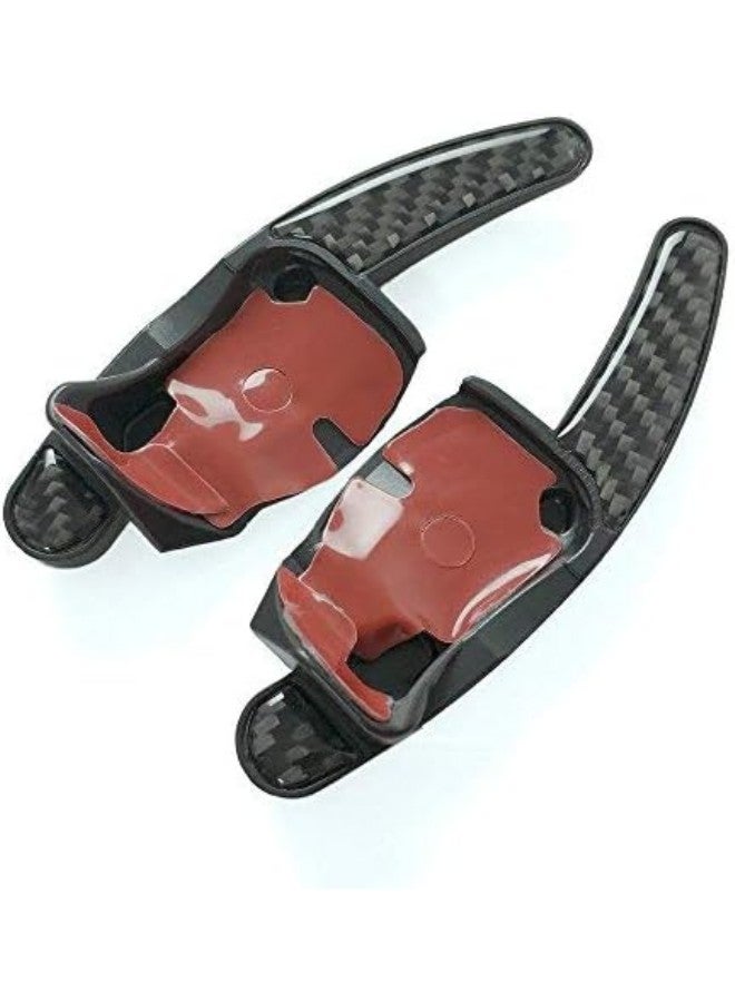 2PCS Carbon Fiber Steering Wheel Shifter Paddle Extensions Gear for Golf 5 Golf 6 MK5 MK6 GTI R32 R20 Car Accessories