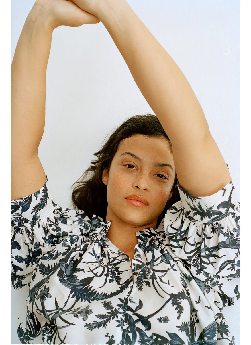 اتش اند ام Oversized Blouse