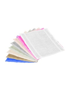 Hotel Linen Klub DEYARCO Princess Terry 100% Cotton 480 GSM Face Towel, Super Soft Quick Dry Highly Absorbent Dobby Border Ring Spun, Size: 30 x 30cm, Royal Blue  - Image 2