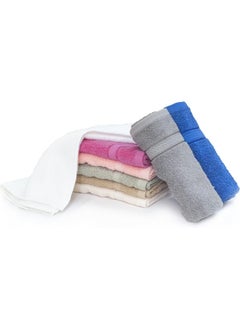 Hotel Linen Klub DEYARCO Princess Terry 100% Cotton 480 GSM Face Towel, Super Soft Quick Dry Highly Absorbent Dobby Border Ring Spun, Size: 30 x 30cm, Royal Blue  - Image 4