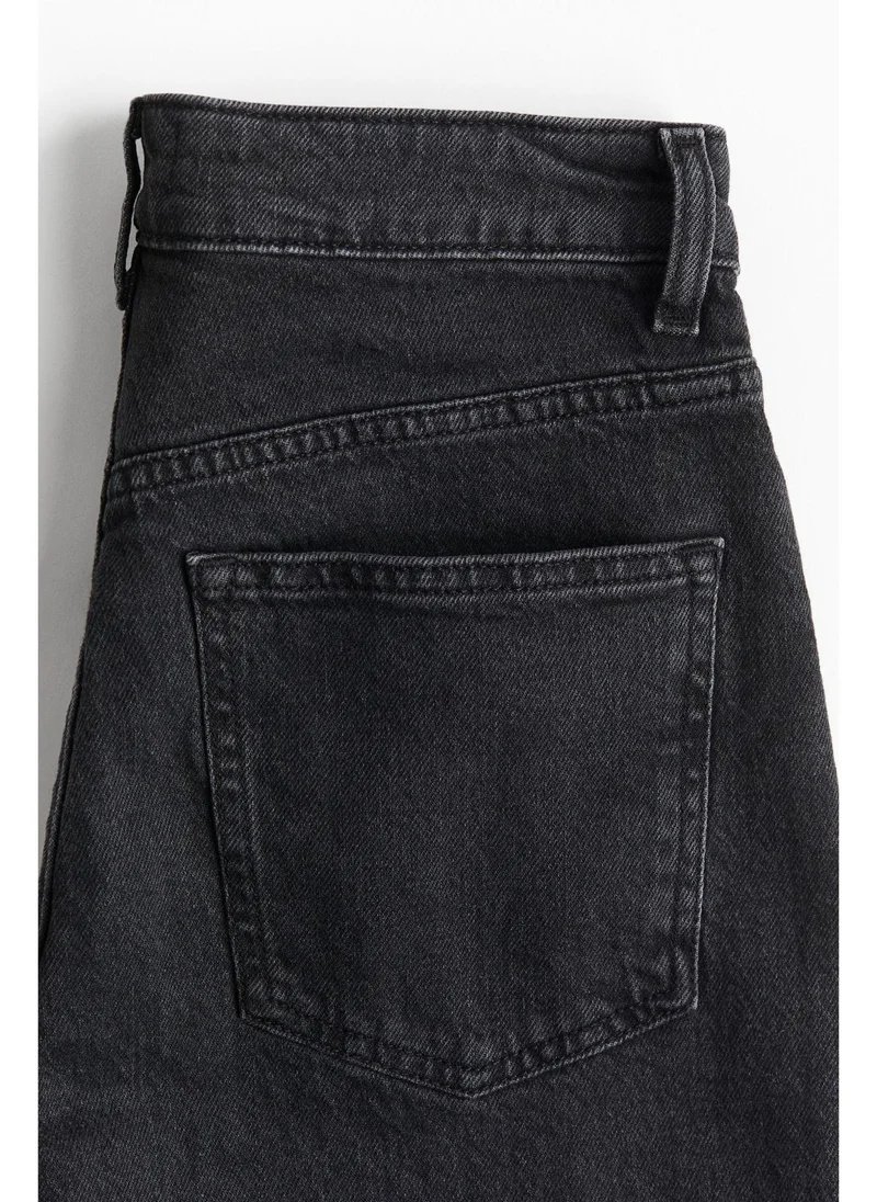 H&M High-waisted denim shorts