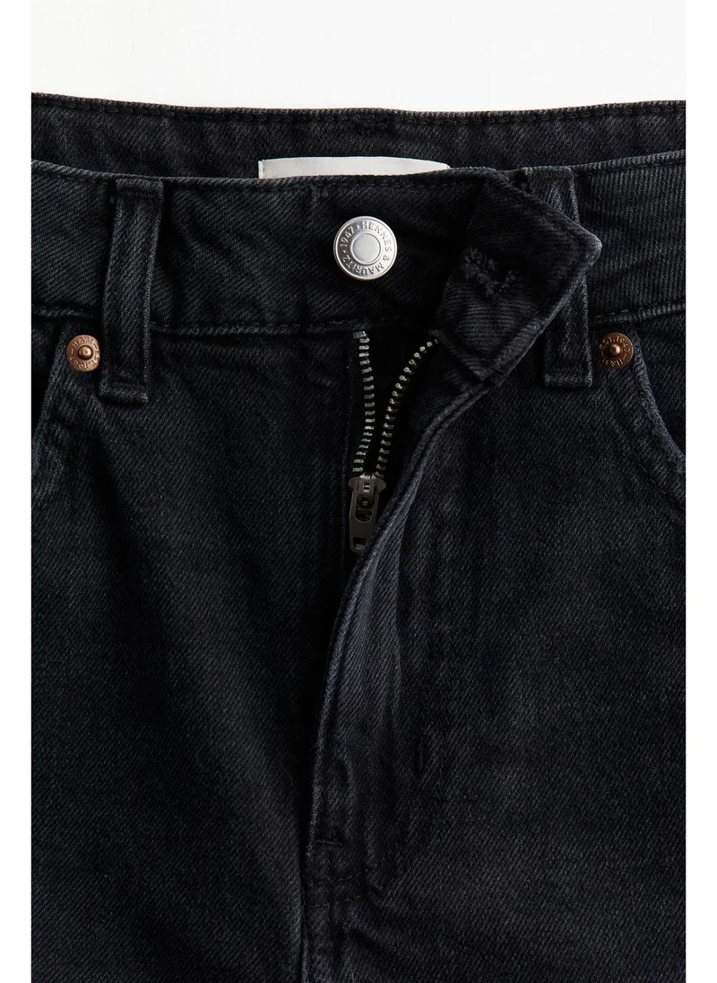 H&M High-waisted denim shorts