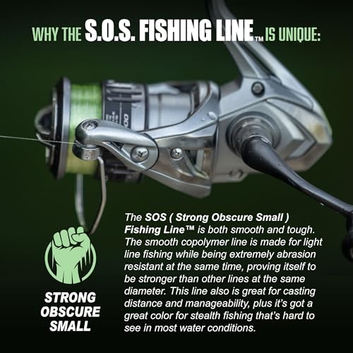 Trout Magnet Leland's Lures S.O.S. Fishing Line, Fishing Equipment and Accesories, 350 yd, 4 lb Test, (87665) - Image 4