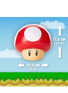 Furtey Super Mario Mushroom Lamp, Voice Charging Night Light, Atmosphere Light, Desktop Ornaments, Sensor Pat Light, Children's Gift  - Image 5