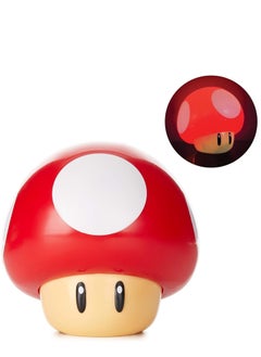 Furtey Super Mario Mushroom Lamp, Voice Charging Night Light, Atmosphere Light, Desktop Ornaments, Sensor Pat Light, Children's Gift  - Image 1