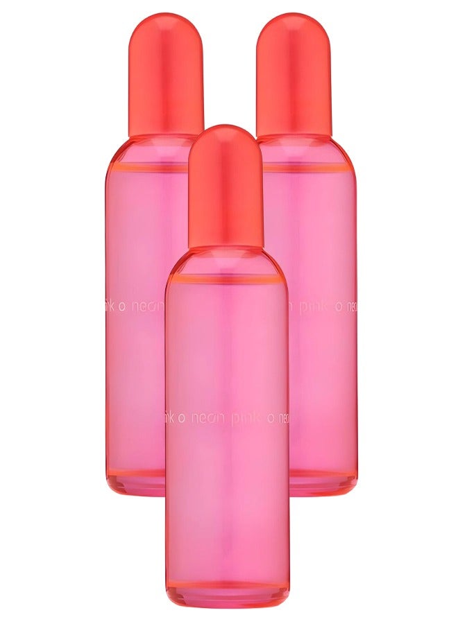 ميلتون لويد 3 قطع عطر كلر مي نيون بينك للنساء 100 مل - Image 1