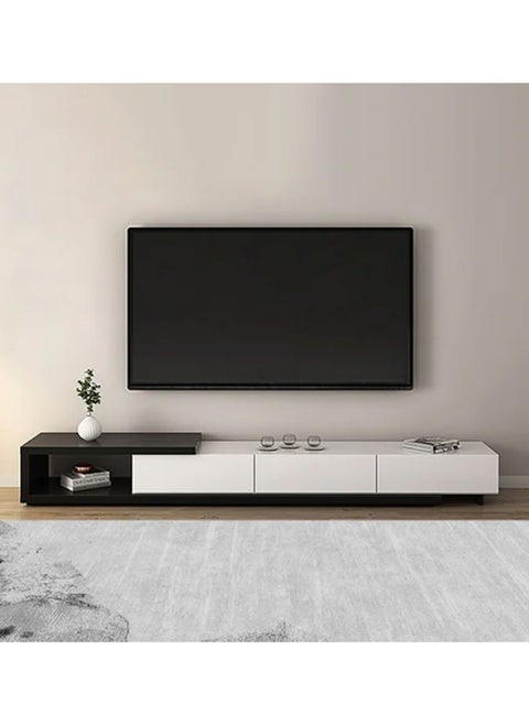 Modern TV Unit, Black*White - MZTV005